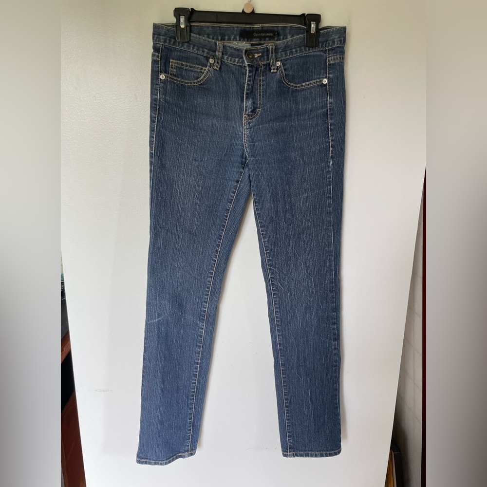 Calvin Klein Women's Blue Skinny Jeans, Size 6